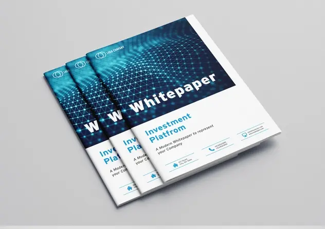 BD Medical Writing & Consulting - Layout für einen Vorschlag mit blauen Akzenten